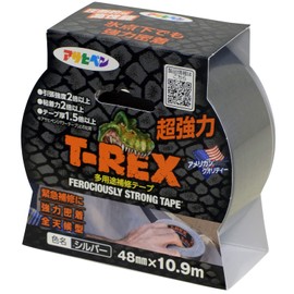 T-REX Super Strong Duct Tape, 1.9 inches (48 mm) x 4.2 ft (10.9 m), Silver