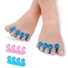 발가락 고정기 실리콘 패디큐어 헬퍼 발가락 분리기 벌리개 2P Toe Separators Silicon Pedi Cure Helper 2P