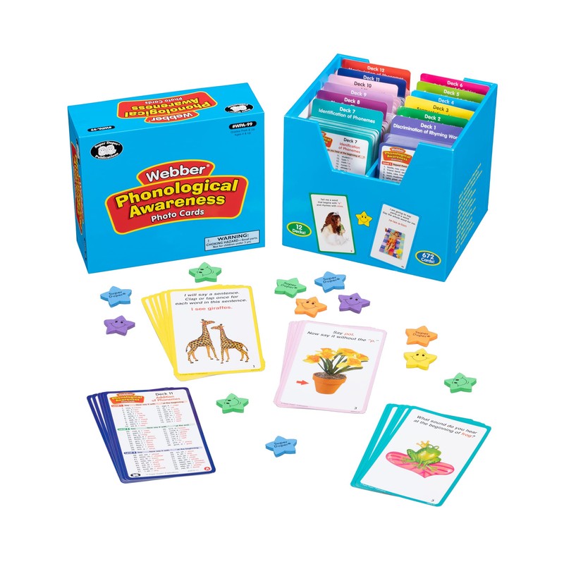 Super Duper Publications | Webber® Phonological Awareness Photo Cards |