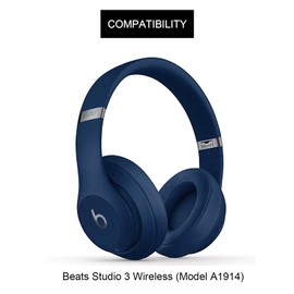 Studio 3 Inner Panel - Replacement Parts Compatible with Beats Studio 3/A1914 and Studio 2 Wireless/B0501 Headphones, Crafted to Align with The OEM Inner Earphone Shell Accessories (Blue)
