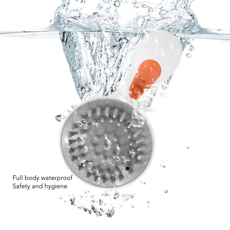 Electric Scalp Massage Brush Kneading Waterproof Rechargeable Multi Functional Vibration