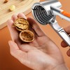 Herramienta cascanueces, pinza para nueces, fabricado en acero inoxidable, tiene