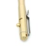 zalati Solid Brass EDC Retractable Ballpoint Pen with Clip for