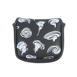 Golf Club Headcover - Premium Leather Embroidery for Mallet & Blade Putters, Stylish Golf Accessories, Perfect Golf Gifts for Men, Durable Club Protection (Tornado Roll, Mallet)