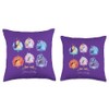 Unicorn Group Throw Pillow