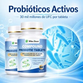 Probióticos Resistentes Al Ácido Estomacal Y La Bilis 120uds                                                                                          