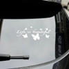 AMIORO 5 Pack Life is Beautiful Stickers Funny Car Decal