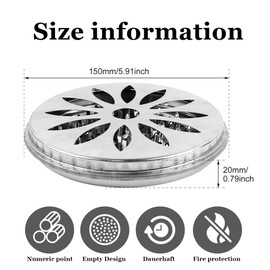 OUDQFCJ Pack of 3 Environmentally Friendly Recycled Mosquito Coil Portable with Incense Cover Anti-Mosquito Net for Home Camping Travel