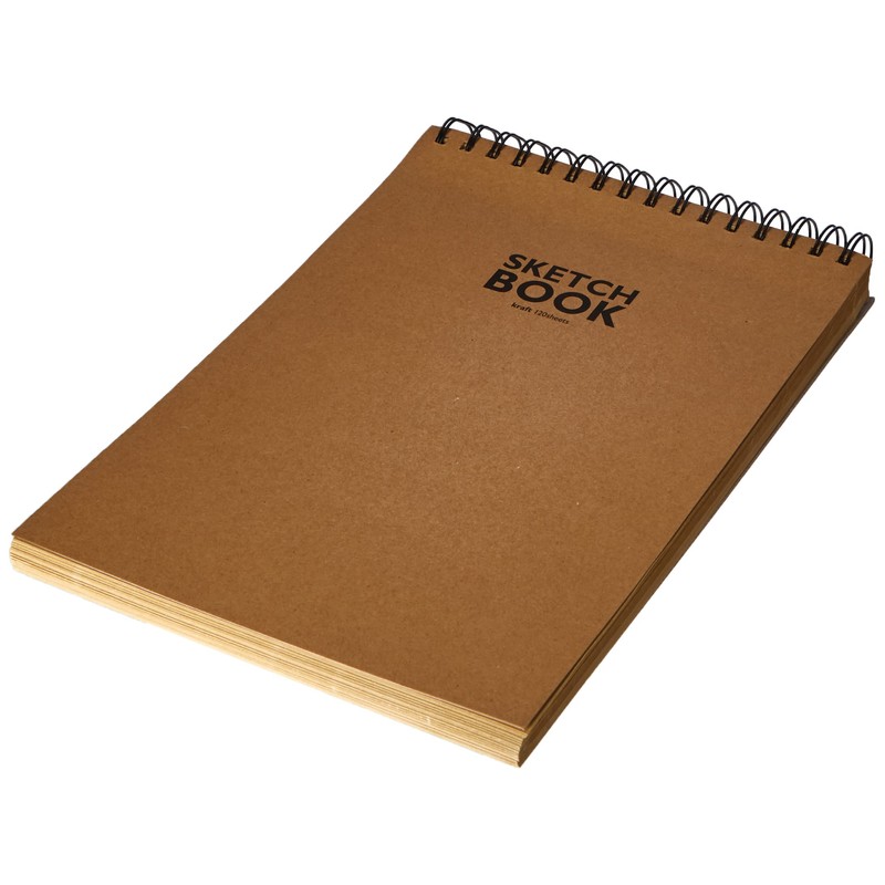 Sketchbook Spiral Bound Sketchpad DIN A4 120 Sheets 100 g/m²