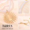Tgirls Boho Gold Necklace for Women Big Starfish Pendant Necklaces