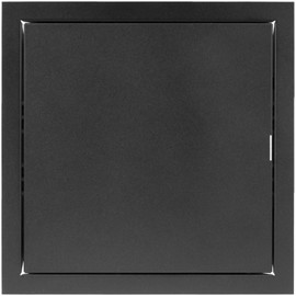 Repa Market 8 x 8 Inch Anthracite Access Panel/Galvanized Steel/Access Door for Drywall, Ceiling, Wall, Plumbing System/Service Utility Hatch/Hinged Box Door Latch/Flush Mount Cover