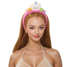 Lamca Cute Animal Hair Band for Washing Face, Soft Makeup Skincare Headbands Hair Hoops for Women, Girls Sweet Head Bands Hair Accessories