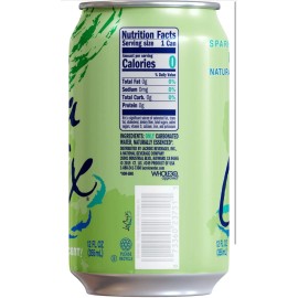 LaCroix 12-Pack Sparkling Water - 100% Refreshment with Zero Calories & Sweeteners-12o - Lime