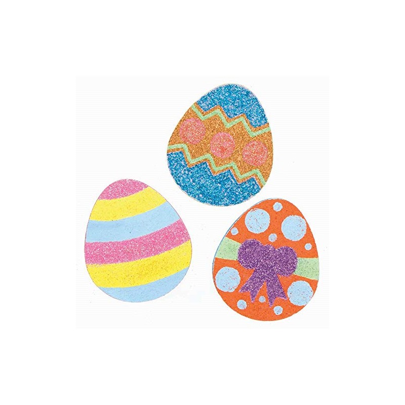 Baker Ross Easter Egg Cork Coasters, Class Pack, Pack of