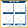 Partuto Round U Bolt Muffler Exhaust Clamps for Car /
