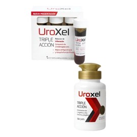 Uroxel Ampolletas + Capsulas Pack Suplemento Argum Próstata Sabor Sin Sabor