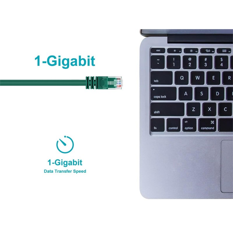 Monoprice 3FT 24AWG Cat5e 350MHz UTP Ethernet Bare Copper Network