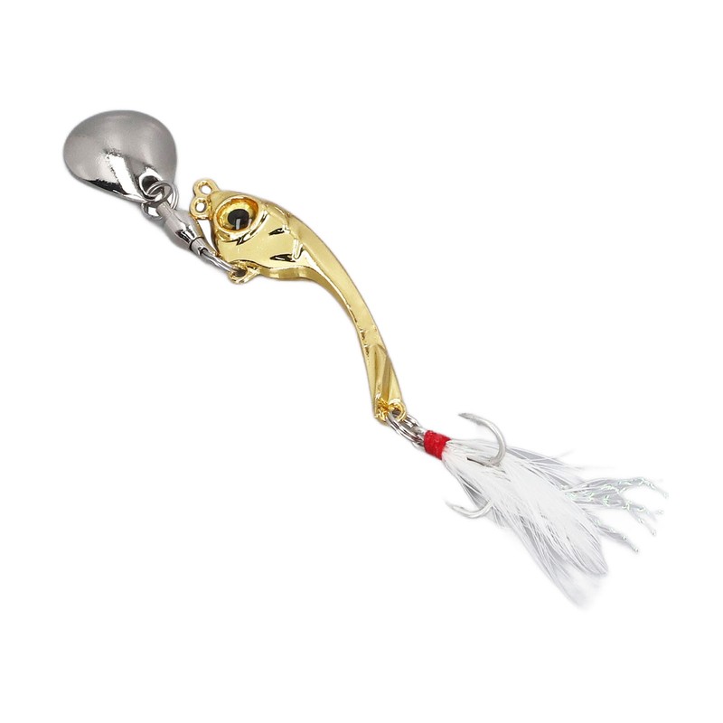 5pcs Metal VIB Fishing Lure Professional Rotating Sequins Lure Bait