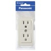 Panasonic WK3004WP Grounding Double Outlet