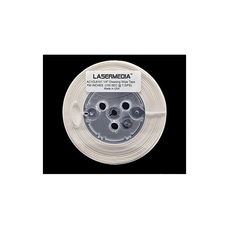 Open Reel Audio Cleaning Tape for 1/4" Tape Decks 100