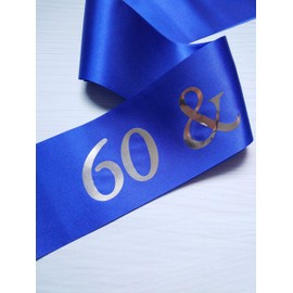 60 and Fabulous Birthday Sash, 60th Birthday Party Decorations and Supplies, 60th Birthday Gift for Women and Men