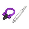 A ABSOPRO Front Bumper Trailer Ring Eye Drag Hook Purple