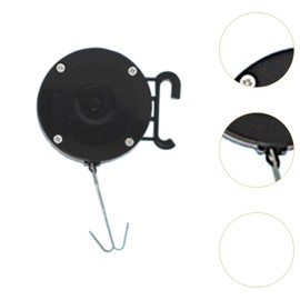 Generic 10Pcs Perm Rod Wire Hanging Boxes Perming Bar Hook Universal Sturdy Heat Resistant Perming Gadget for Hair Salon Professional, Black, 4.5x4.5cm