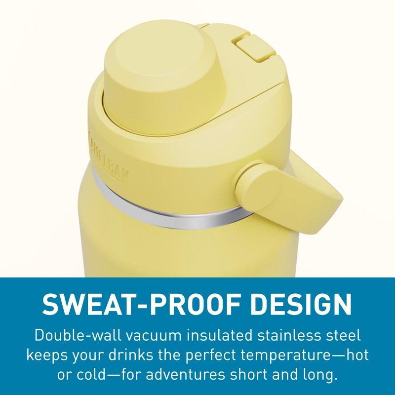 CamelBak Thrive Chug 32oz Insulated Stainless Steel Water Bottle, Yellow