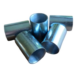 20MM Galvanised Conduit Strigth Coupler - Pack of 10