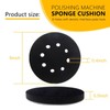 Upgraded Version 5x Sponge Sander Pads, 5 inch 8 Holes