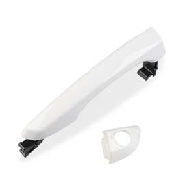 JDMON Replacement for Exterior White Door Handle Hyundai Elantra Sedan 2017 2018 2019 2020 Replacement for 82652-F0010 82651-F0010 82651-F2010 82652-F2010 Front Left Driver Side Outside Door Handle