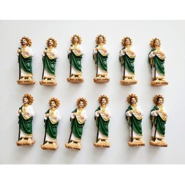 12 Figuras de (Mini) San Judas Tadeo para Recuerdos/Regalos