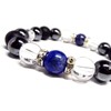 STONE KITCHEN Men’s Power Stone Bracelet, Lapis Lazuli, Hematite, Matte