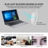 K.LAVER Photochromic Progressive Multifocus Reading Glasses Men Women Workspace Blue