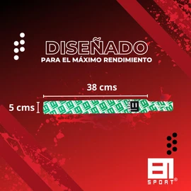 Set de Banderas, Cinturón y Chupones para Futbol Bandera | Cintas para jugar Tocho | Paquete Individual Para Tochito | Accesorios para Football Flag | Ocho Uno Sport (Verde)