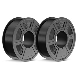 JAYO PETG Filament 1.75mm 2.2 KG, Strong Toughness PETG 3D Printer Filament, Dimensional Accuracy +/- 0.02 mm, Fits for Most FDM 3D Printers（Black, Black