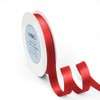 5/8 inch x 50 Yards Double Faced Polyester Red Satin