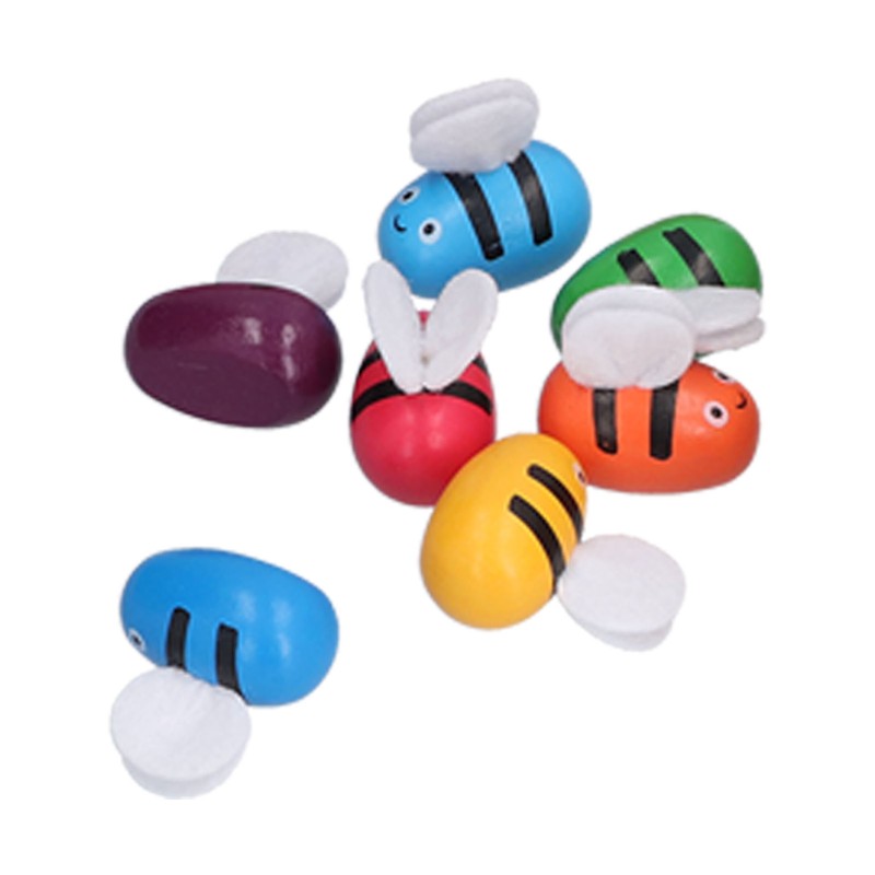 Clamp Bee Matching Game Toys Early Educational Learning Fine Motor