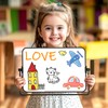 Nicpro Dry Erase Whiteboard A4 with Stand, 21 x 30
