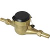 1/2” Water Meter: Lead Free Brass, NSF Certified, Multi-Jet, Gallons