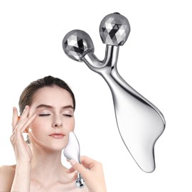 HARUMAKI Facial Roller, Y-Shaped Beauty Roller, 3D Massage, For Face and Body, No Charging Required, Waterproof, Unisex, Mother's Day, Birthday Gift, Gift