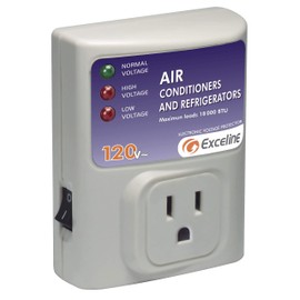 High Capacity Electronic Voltage Protector for Refrigerators and Freezers 27 Cubic Feet and UP