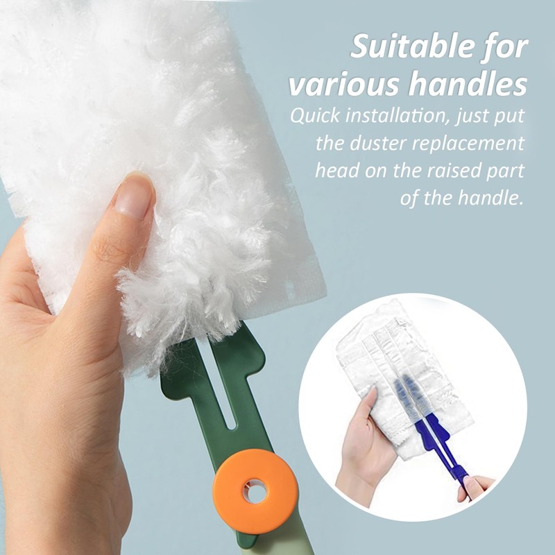 Pack of 15 Duster Replacement Head, Electrostatic Duster Replacement Head,