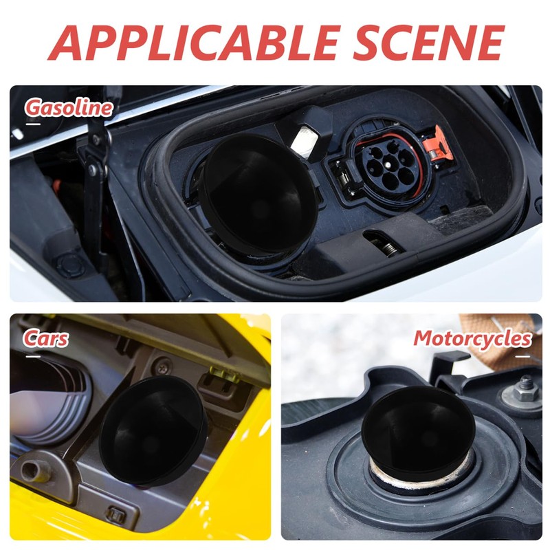 OSALADI 1 Set Refueling Funnel Oil Replacement Funnel Flexible Funnel