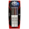 Artline 210, 121084, Fineliner Pen, Hangsell, 0.6mm, Assorted, 4 Pack