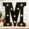 Led Marquee Letters, 8.58 Inch Black Light Up Letters, Small