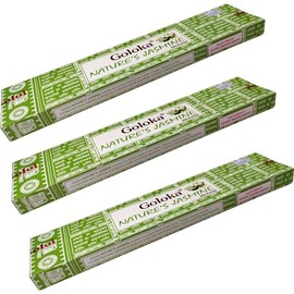 Goloka Incense Sticks (3, Nature's Jasmine 15g)