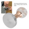 Crystal Ball Coffee Flat Tamper Stainless Steel Base Powder Hammer