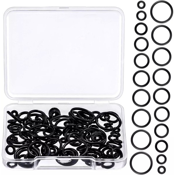 Does not apply 100 Piece Black Silicone O-Ring Replacement for