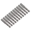 LDEXIN 10Pcs Hex Head Allen Wrench Drill Bit Set, S2